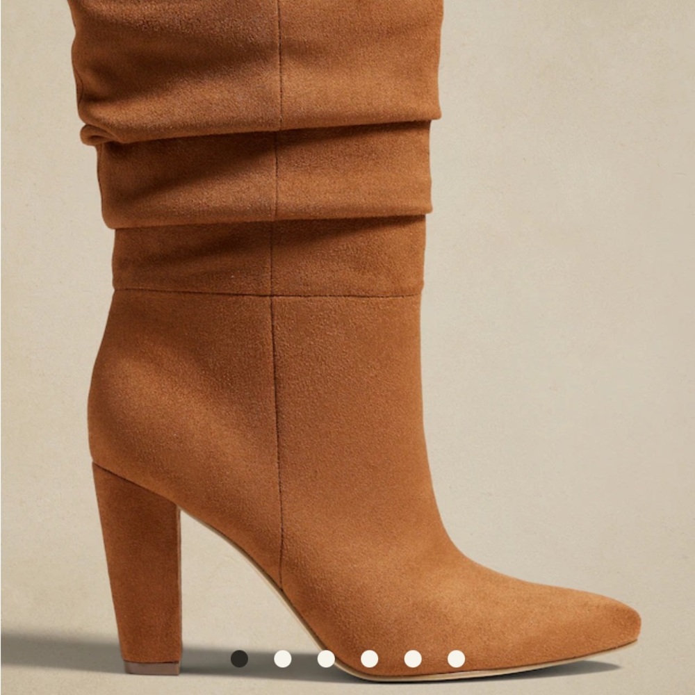 Brand new faux suede boots